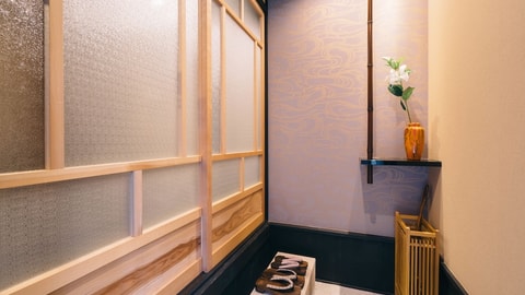 Interior entrance
