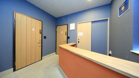 Interior entrance