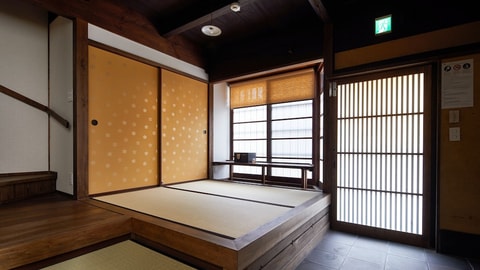 Interior entrance