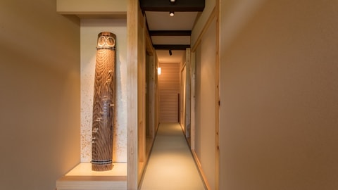 Interior entrance