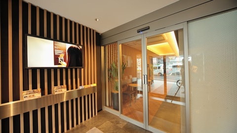 Interior entrance
