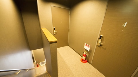 Interior entrance