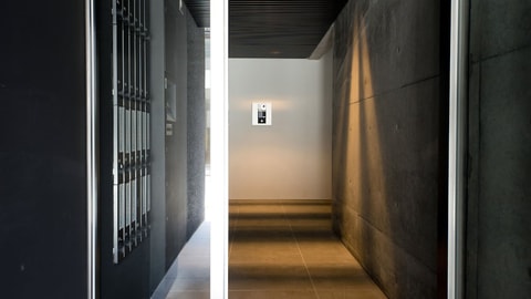 Interior entrance