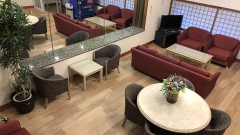 Lobby sitting area