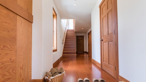 Interior entrance