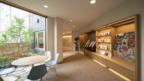 Lobby sitting area