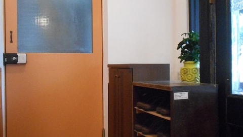 Interior entrance