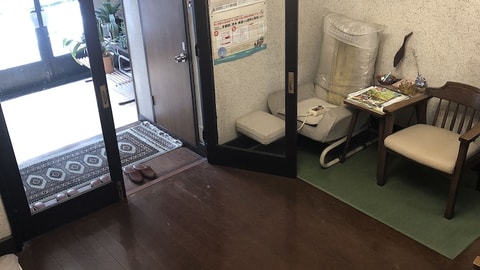 Interior entrance