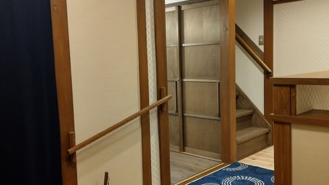 Interior entrance