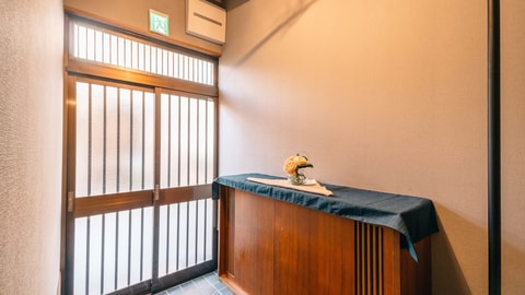 Interior entrance