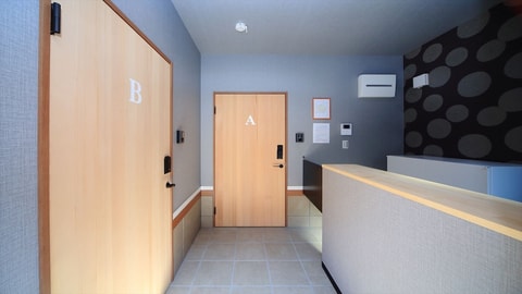 Interior entrance
