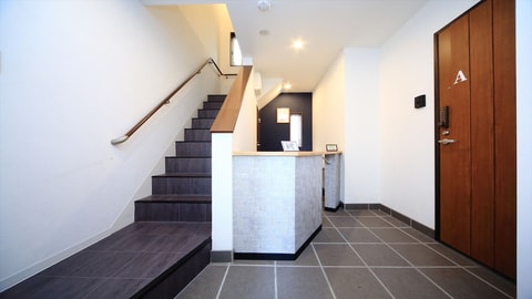 Interior entrance
