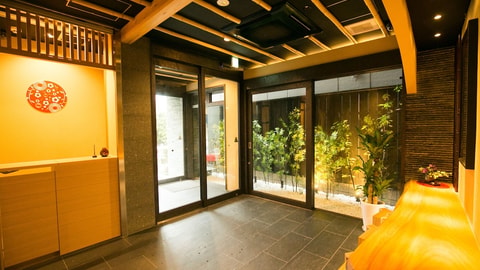 Interior entrance