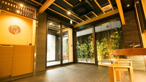 Interior entrance