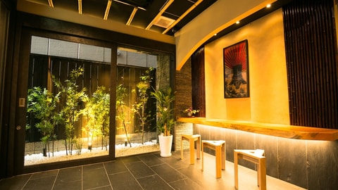 Interior entrance