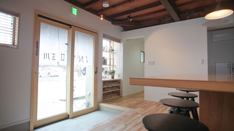 Interior entrance
