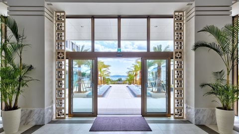 Interior entrance