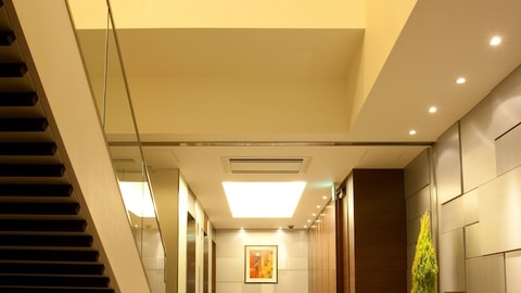 Interior entrance