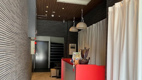 Interior entrance