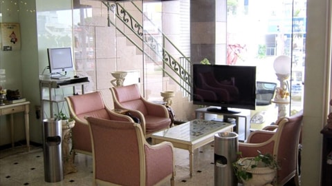 Lobby sitting area