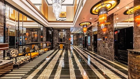 Interior entrance