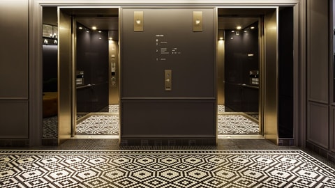Interior entrance