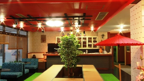 Lobby sitting area
