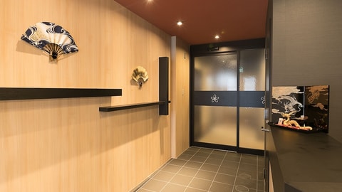 Interior entrance