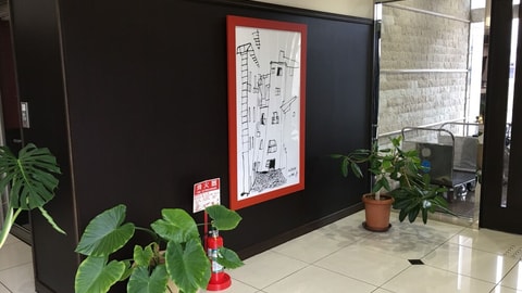 Interior entrance