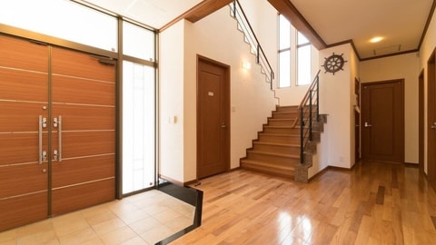 Interior entrance