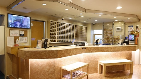 Interior entrance