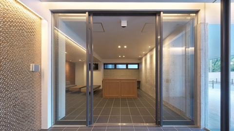 Interior entrance