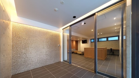 Interior entrance