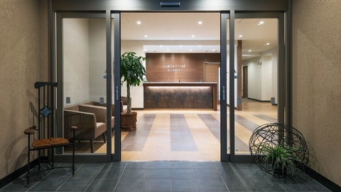 Interior entrance