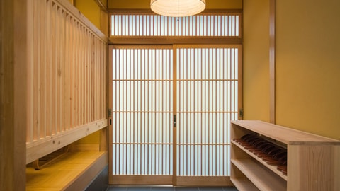 Interior entrance