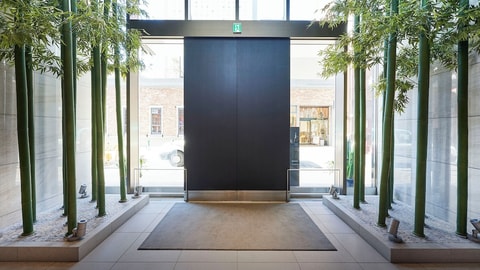 Interior entrance