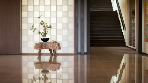 Interior entrance