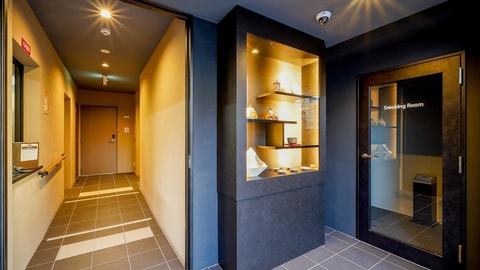 Interior entrance