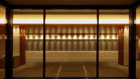 Interior entrance