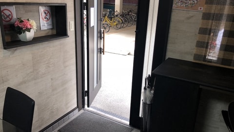 Interior entrance