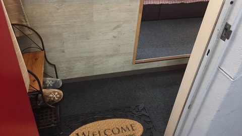 Interior entrance