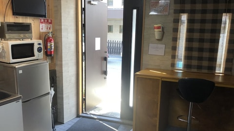 Interior entrance