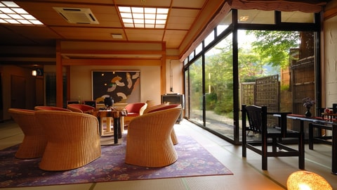 Lobby sitting area