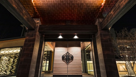 Interior entrance