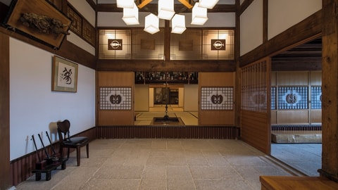 Interior entrance