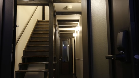 Interior entrance