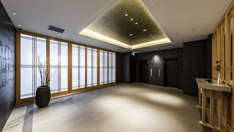 Interior entrance