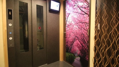 Interior entrance