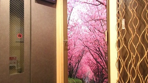 Interior entrance