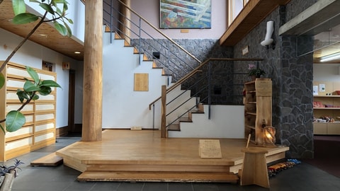 Interior entrance